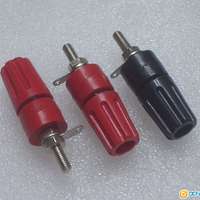 擴音機輸出或喇叭接線柱, 英國Deltron製,4MM,紅黑色或其他顏色.