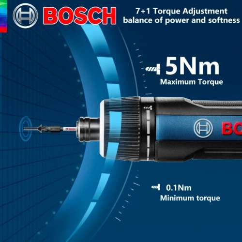 Bosch GO 3 (Total 126pcs)  New Smart Mini Rechargeable Screwdriver -7 torque -