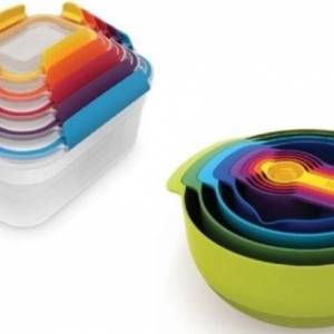 全新 Joseph 彩虹系列廚具套裝 (9件裝) + 真空防漏儲存套裝 (5件裝) 未拆包裝