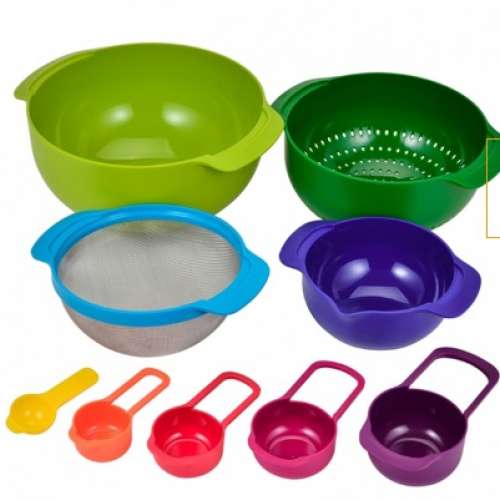 全新 Joseph 彩虹系列廚具套裝 (9件裝) + 真空防漏儲存套裝 (5件裝) 未拆包裝