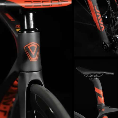 JAVA FEROCE3 F3 SHIMANO 24速 油剎碳刀碳纖維公路車 送水架前後蛙燈