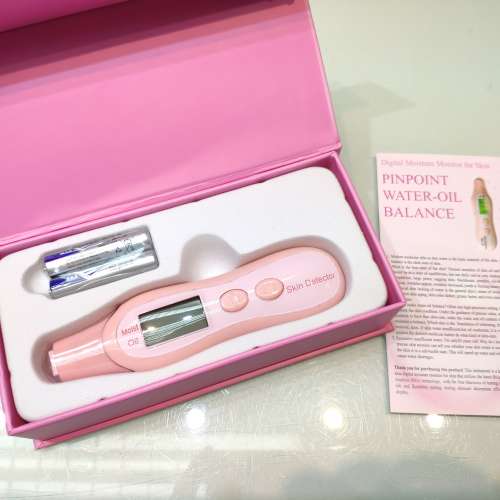 【Honeymere】全新最新款 三合一皮膚測試筆 檢測儀 送電池 測試皮膚水份油份 順豐...