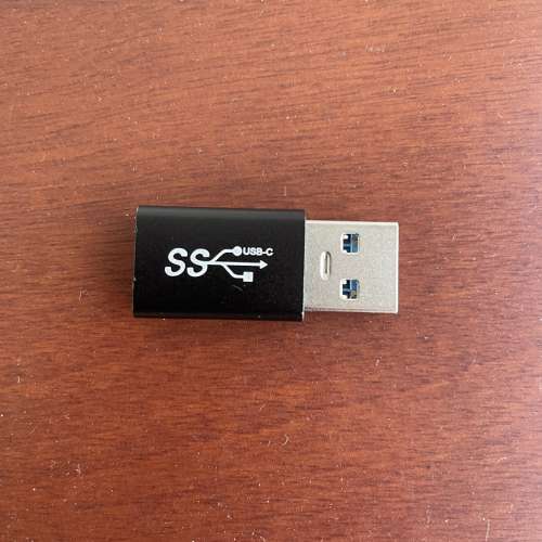 USB Type C (female) to USB A (male) Adaptor (USB 3.1 Gen 1 5Gbps)