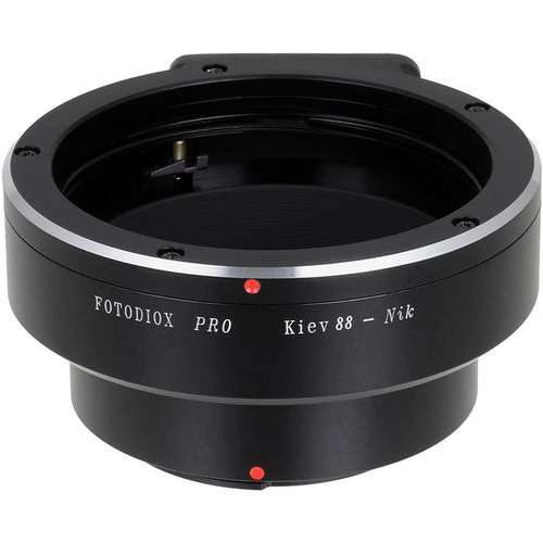 Fotodiox Pro Lens Mount Adapter - Kiev 88 SLR Lens to Nikon F Mount SLR Camera