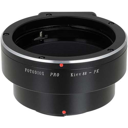 Fotodiox Pro Lens Mount Adapter - Kiev 88 SLR Lens to Pentax K (PK) Mount SLR