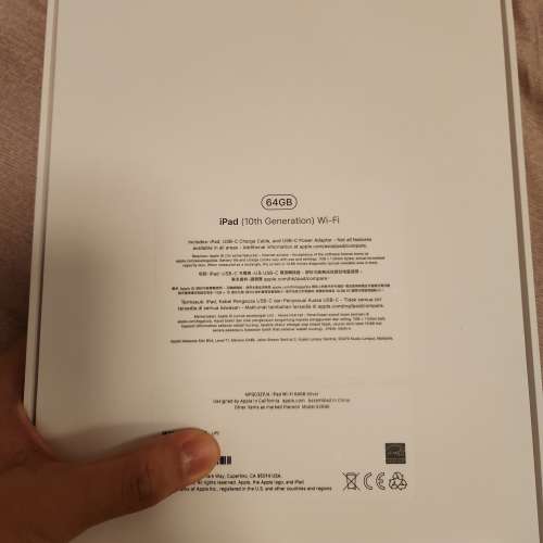 Ipad 10th generation 第十代 64gb wifi 全新未開盒