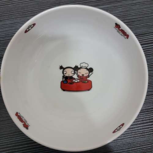 2000年時代 Pucca Funny Love x Lion & Globe 獅球嘜 卡通圖形 陶瓷飯碗 餐具 容器 ...