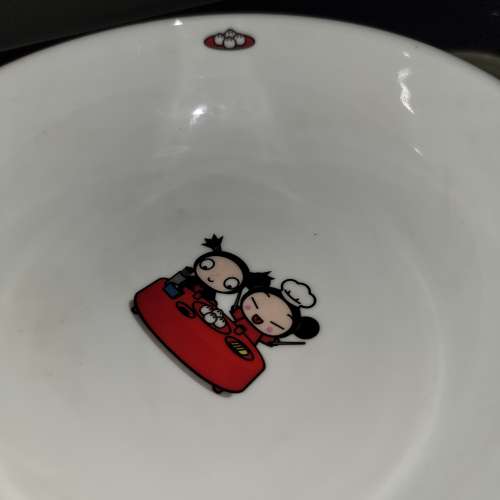 2000年時代 Pucca Funny Love x Lion & Globe 獅球嘜 卡通圖形 陶瓷飯碗 餐具 容器 ...