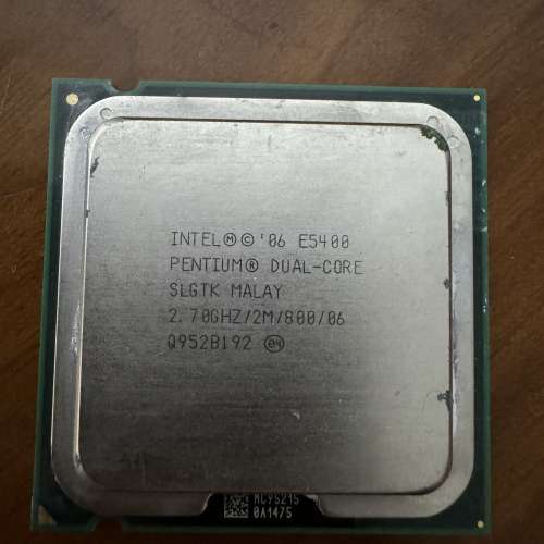 CPU Intel Pentium E5400/515J/524 處理器