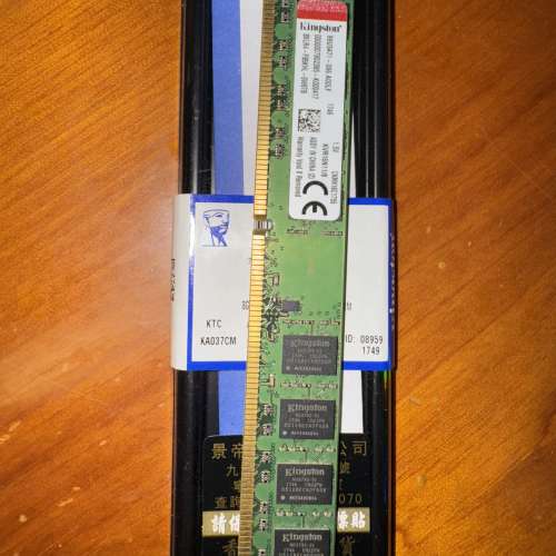 (幾乎全新)Kingston Ram 8GB DDR3 1600 KVR16N11/8 LONG-DIMM