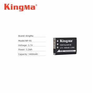 KINGMA Fujifilm NP-95 / Ricoh DB-90 Fully Decoded Info-Lithium Battery Pack