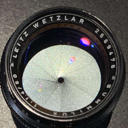 Leica Summilux-m 50mm f1.4 v2 black lens with original hood