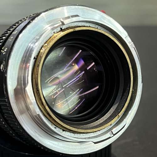 Leica Summilux-m 50mm f1.4 v2 black lens with original hood