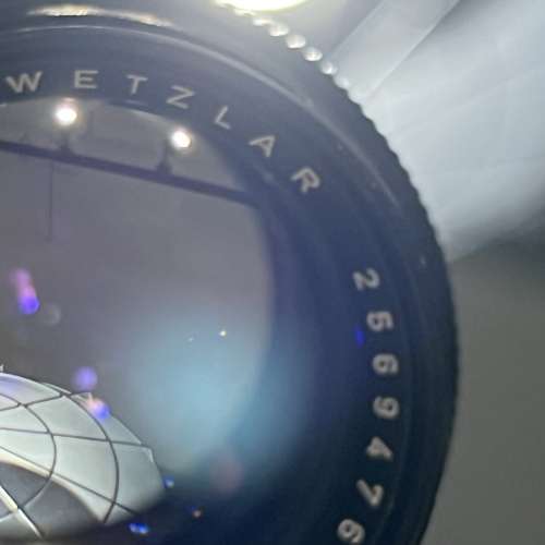 Leica Summilux-m 50mm f1.4 v2 black lens with original hood