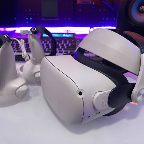 Meta Oculus Quest 2 128GB 配BOBO VR頭帶 + AMVR手帶