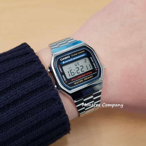 Montres Company香港註冊公司(28年老店)卡西歐 CASIO經典跳字 復古風 七年電池壽命 ...