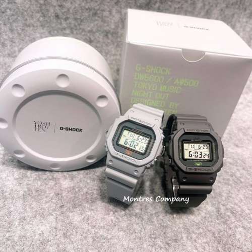 Montres Company香港註冊公司(28年老店) 卡西歐 CASIO G-Shock 淺灰色 橙色字樣  D...