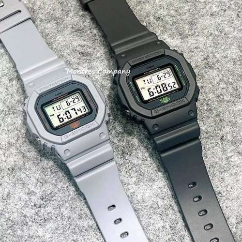 Montres Company香港註冊公司(28年老店) 卡西歐 CASIO G-Shock 淺灰色 橙色字樣  D...