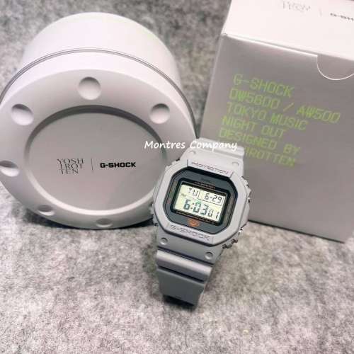 Montres Company香港註冊公司(28年老店) 卡西歐 CASIO G-Shock 淺灰色 橙色字樣  D...