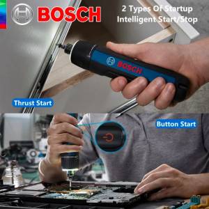 Bosch GO 3 (Total 126pcs)  New Smart Mini Rechargeable Screwdriver 3.6V Use Pres