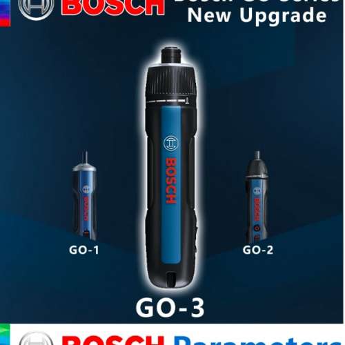 Bosch GO 3 (Total 126pcs)  New Smart Mini Rechargeable Screwdriver 3.6V Use Pres