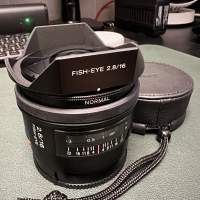 Sony fish eye 16mm 2.8 A mount