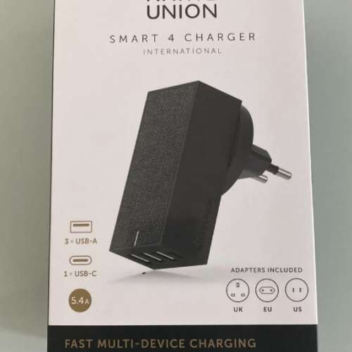 Native Union smart 4 charger 旅行充電器