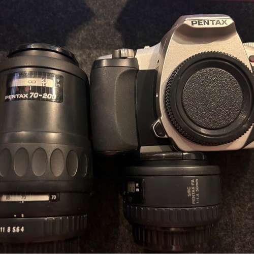 Pentax MZ- 7 + FA 50mm F1.4 + FA 70-200 F4-5.6 菲林機 自動對焦 一切正常