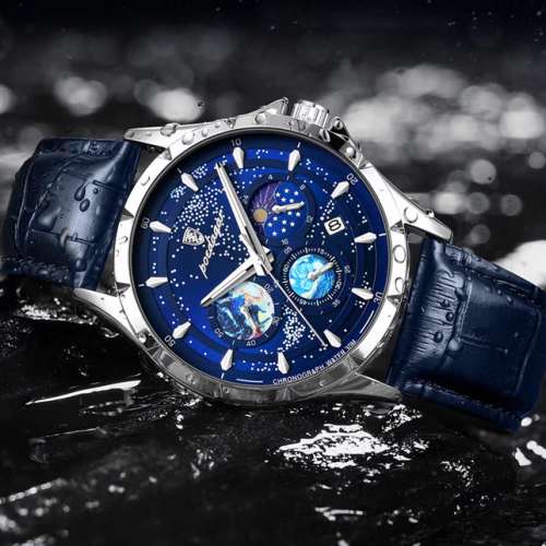 [有現貨]SL72 全自動機械多功能防水時尚夜光日曆男士手錶