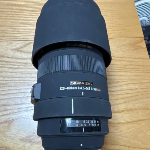 Sigma 120 -400 4.5-5.6 APO HSM OS nikon mount
