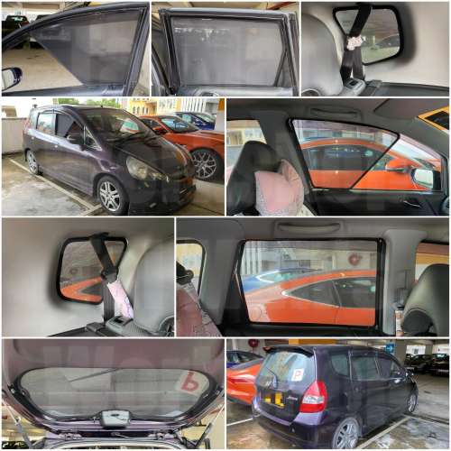 Honda Jazz Fit 全車磁石濾光窗網太陽擋