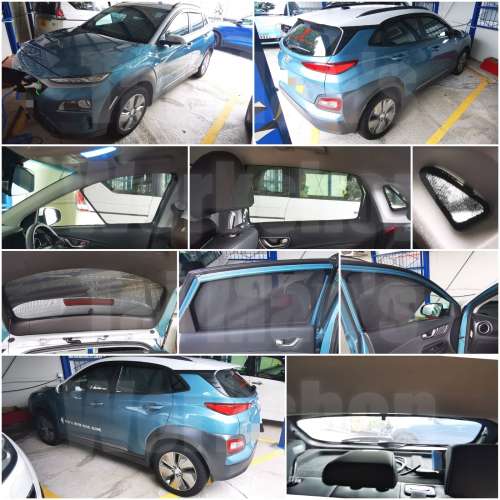 Hyundai KONA 全車濾光窗網太陽擋
