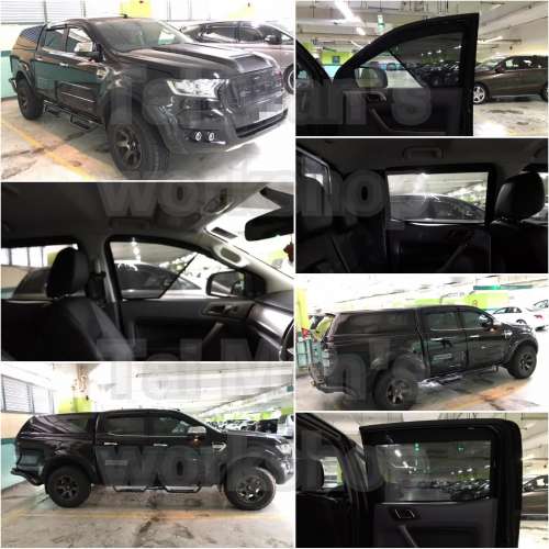 Ford Ranger 全車磁石濾光窗網太陽擋