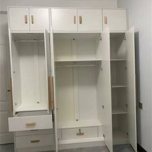 Solid wood wardrobe, storage multi-functional, clearance handling