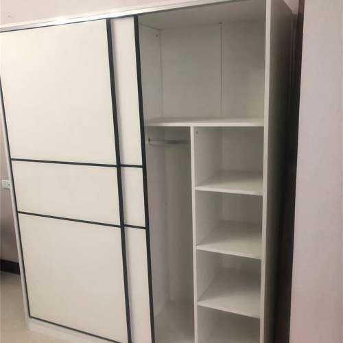 Solid wood wardrobe, storage multi-functional, clearance handling