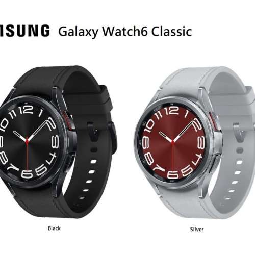 Samsung Galaxy Watch6 Classic Bluetooth,43mm, R950, 全新水貨!
