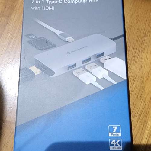全新末開deutschmacht 7合1 type-c computer hub with 4K HDMI