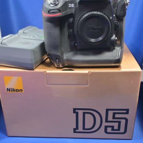 抵玩 Nikon D5 CF卡版本 齊盒 2千萬像素 超高ISO感光 強勁低光拍攝 12FPS連拍 4K影片