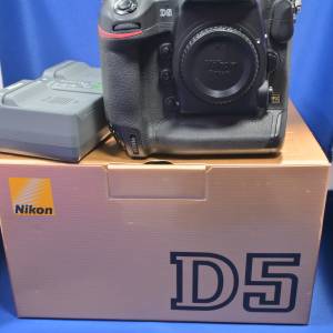 抵玩 Nikon D5 CF卡版本 齊盒 2千萬像素 超高ISO感光 強勁低光拍攝 12FPS連拍 4K影片