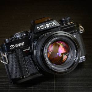 Minolta X-700 with Minolta MD 50mm f1.4