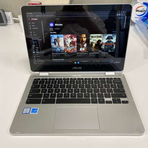 [360° Flip] ASUS Chromebook C302CA (Core m3 / 12.5" 全高清 Touch / ChromeOS)...