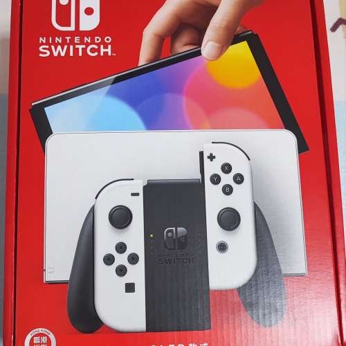 Nintendo 任天堂Switch 遊戲主機 (OLED款式) 白色 HEG-S-KAAAA-HKG 香港行貨