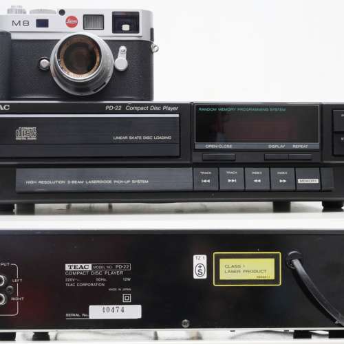 TEAC PD-22 CD機(原庒220V)含SONY解碼晶片 20017 立體感聲音還原度最近乎真實，黑膠...