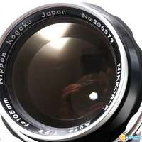 Nikon Nippon Kogaku Nikkor-P 105mm F/2.5銀咀(non-AI )鏡片95新   具德味藝康銀咀...