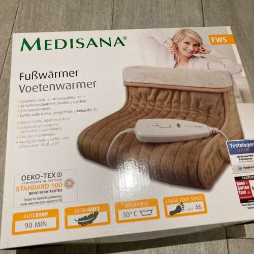95% 新 - OGAWA 電熱暖腳寶 Medisana Foot Warmer