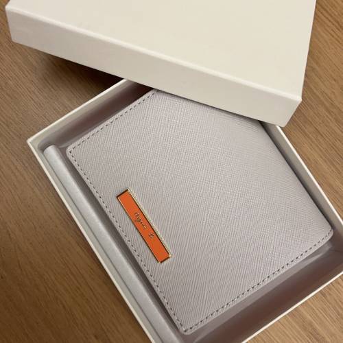 agnes b 拼色銀包