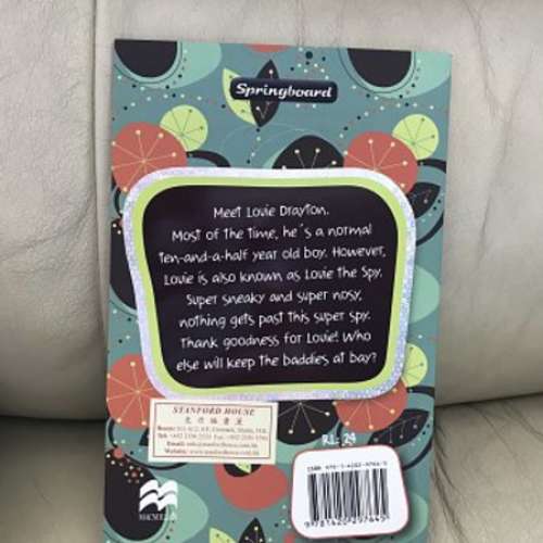 全新 SPRINTS LOUIE THE SPY ，2012 Ed. Story book