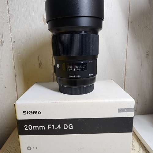 Sigma 20mm F1.4 Art Canon EF mount