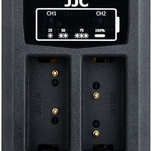 JJC B-NPW126S USB Dual Battery Charger For Fujifilm NP-W126 / NP-W126S