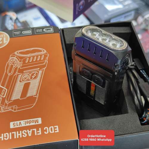 EDC Flashlight 🔦 Torch Work Lamp w/ magnet. 1200 lumens. 迷你版強光電筒/底部...